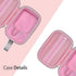 XANAD Pink Case for JBL Go3 / Go 3 Eco Portable Wireless Bluetooth Speaker, Travel Protective Storage Case Bag