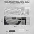 Redragon BK7114 98 2.4G Low-Profile Wireless Computer Keyboard, Keys Slim Office PC Scissors Mechanism Keyboard w/ BT