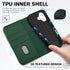 TUCCH 17 (6.3") 2025, 3 Wallet Case for iPhone Credit Card Holders, RFID Blocking, Stand, PU Leather, Shockproof TPU