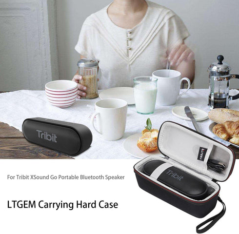 LTGEM Hard Case for Tribit XSound Go or Upgraded MaxSound Plus Bluetooth Speaker - Protective Storage Bag