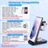 Fast Wireless Charging Station for Samsung/Android, Compatible with Galaxy S24/S23+/S22/Z Flip 6/5, Watch7/6/5/Pro