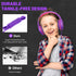 U2 Wired Headphones for Kids Girls - Lightweight Foldable for School, Airplane, Compatible with PC, Laptop, Tablet,