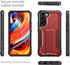 ExoGuard Rubber Shockproof Heavy Duty Case for Samsung Galaxy S22 Plus, with Screen Protector, Built-in Kickstand