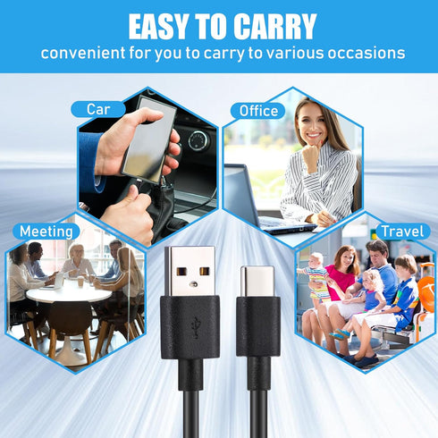 Kanayu 50 Pack USB Type C Cable Bulk, 3.3 Ft Fast Charging Cable for Samsung Galaxy S10, S9, S8, Note 10, PS5