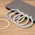 4 uxcell Pcs Magnetic Adapter Ring, Universal Magnetic Wireless Charger Conversion Kit Sparkle Magnetic Metal Ring