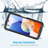 Lanhiem Samsung Galaxy A14 5G Case, IP68 Waterproof Dustproof, Built-in Screen Protector, Rugged Full Body Shockproof Protective Cover, Black/Clear