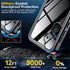 SPIDERCASE Waterproof Case for Samsung Galaxy S23 FE, Military Shockproof, Black