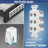 Everest Media Solutions 90° Angled CAT6A Keystone Jack, Slim Profile RJ45 Ethernet Connector, 20-Pack