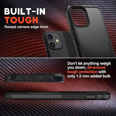 NTG iPhone 11 Case (2023 New Design), Heavy-Duty Tough Rugged Slim Shockproof Protective Case for iPhone 11 6.1 Inch