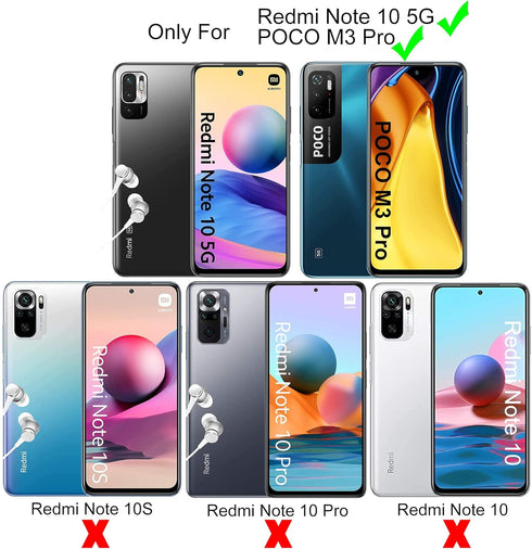 Ibywind Screen Protector for Redmi Note 10 5G/Poco M3 Pro 5G with 2Pcs Tempered Glass and Camera Lens Protector