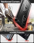 Dexnor Samsung Galaxy S22 Ultra Case, Built-in Screen Protector and Kickstand, Heavy Duty Protection