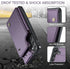 Samsung Galaxy S24 Case with Card Holder, Wallet Case for Women Men with RFID Blocking, Durable Kickstand Shockproof
