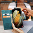 Kowauri Flip Case for Galaxy S21 Ultra - Leather Wallet with Card Slot and Magnetic Closure for Samsung Galaxy