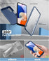 FNTCASE Shockproof Silicone Protective Phone Case for Samsung Galaxy A14-5G, Slim Dual Layer Rugged, Navy Blue