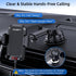 54W Bluetooth 5.3 FM Transmitter Car Adapter, 3-in-1, HiFi Bass Sound, Hands-Free Calling, Phone Holder