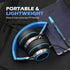 AILIHEN C8 Wired On-Ear Headphones with Microphone, Volume Control, Foldable Design for Smartphones, Laptops, Tablets