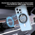 PROfezzion Thin Metal Ring Holder for MagSafe, Removable Strongest Magnetic Phone Grip for iPhone 15 14 13 12 Pro Max