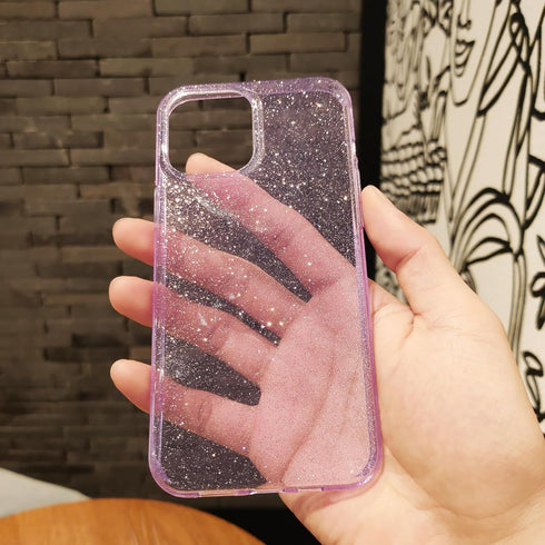 Compatible with iPhone 11 Case, Glitter Sparkle Bling Anti-Scratch Shockproof Protective Flexible Phone Case for Women
