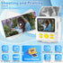 Instant Print Camera for Kids with 3 Rolls Printer Paper, 1080P Toddler Digital Camera Toys, 32GB SD Card, White
