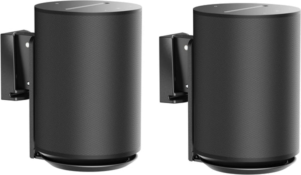 ynVISION.DESIGN Adjustable Wall Mount for Sonos ERA 100 Speaker, Black (2 Pack, 1 Box of 2 Mounts)
