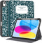 Supveco Case for iPad 10th Generation 10.9 Inch 2022 with Pencil Holder, Auto Wake/Sleep, Teal Folio Stand Case