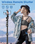 Victiv 72" Phone Tripod, Camera Stand Tripod with Remote and Phone Holder, Stable & Adjustable Tall, Suit