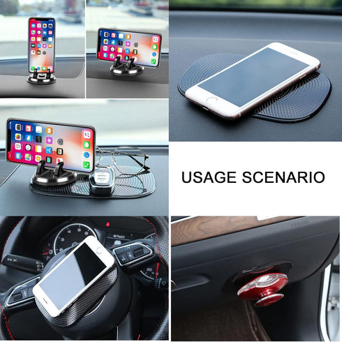 Anti-Slip Pad for Car Dashboard, Extra Strong Non-Slip Magic Sticky Gripping Mat, Washable PU Gel for GPS, Phones,