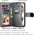 NJJEX Wallet Case for Galaxy S10E, PU Leather Flip Folio with 9 Card Slots, Detachable Kickstand, Magnetic Cover &