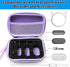 LeoTube Protective Case for PLAUD NotePin Voice Recorder - Custom Fit Foam Holds All Accessories, Waterproof