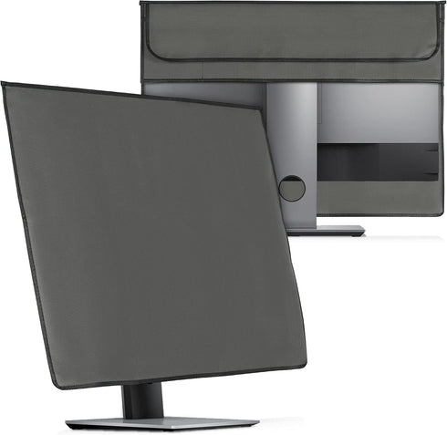 kwmobile Cover Compatible with 27-28" monitor - 3-IN-1 Case with Storage for