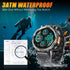 EIGIIS Military Smart Watch for Men, Tactical Rugged with Bluetooth Call, 1.45'' Big Screen Fitness Tracker,