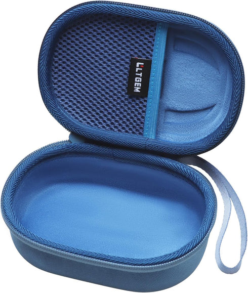 LTGEM Case for JBL Clip 4/5, Ultra Portable Waterproof Dustproof Bluetooth Speaker, Blue