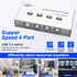 2.0 4 1 4 1 -1 XMSJSIY USB Sharing Switch Selector in Out Printer Sharer Switcher PC to Splitter Hub