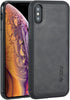 molzar GripBig Series Case for iPhone Xs and iPhone X, Built-in Metal Plate for Magnetic Mount, Black/Black