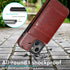 iPhone 13 Wallet Case with Credit Card Holder, PU Leather Wallet Case for iPhone 13, 6.1 inch, Sepia Brown