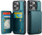 iPhone 15 Pro Wallet Case with Card Holder, RFID Blocking, Durable Kickstand Shockproof Phone Case for Women Men