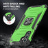 HNHYGETE Phone Case for Galaxy A13 5G with Screen Protector, 360° Military Grade Rotatable Kickstand, Green