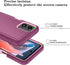 Qinmay Shockproof 3-Layer Case for Motorola Moto G Play 2024, with HD Screen Protector (Wine Red Pink)