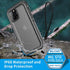 SPORTLINK Waterproof Case for iPhone 12 Pro Max, Full Body Shockproof Dustproof Rugged Case