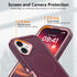 TUTUKII 16 3-Layer 6.1", Compatible with iPhone Case with Screen Protector, Shockproof, Compatible with MagSafe, Drop
