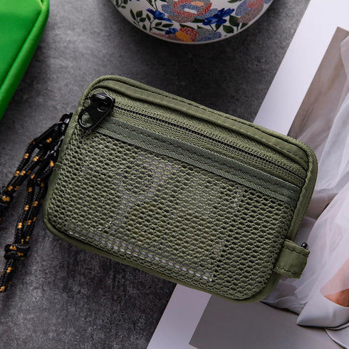 Vmohuyktx Polyester Electronic Gadget Cable Devices Management Bag for Phone Accessories and Headphones Portable Device