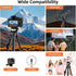 Fotopro 51'' 3-Way Camera Tripod, Lightweight Portable Travel Tripods for Camera and Phone with Head Remote Control