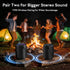 DUDGSIS IPX7 20W 15H Portable Bluetooth Speaker, Waterproof Wireless Speaker with Loud Stereo Sound, Playtime