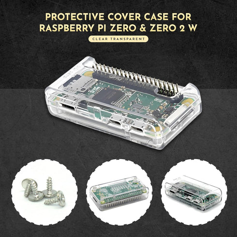 sb components 2 1 SB Premium Clear Case for Raspberry Pi Zero and Raspberry Pi Zero W Open Closed in Access to All