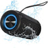 Mega Magnaboom Small Bluetooth Speaker, Portable 5.0 Waterproof Speaker with LED Lights, Enhanced Bass for