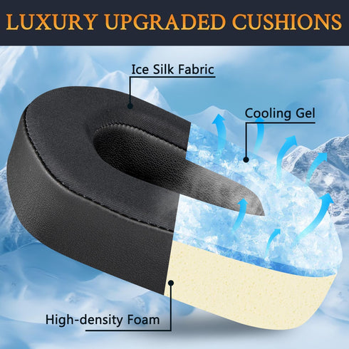 SOULWIT Professional Earpads Replacement for Logitech G733 G535 G335, Cushions with Comfort Noise Isolation Foam - Black