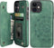 Vaburs Wallet Case for iPhone 12 and iPhone 12 Pro, 6.1 Inch Embossed Mandala Pattern Flower PU Leather with Card Holder