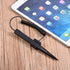 Universal Disc Tip Resistive Stylus, Capacitive Touch Screen Pen with Spring Rope for Tablet Mobile Phone Industrial PC