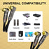 Right Angle RCA Cable 3 FT, 90 Degree 2RCA to 2RCA Stereo Audio Cable, Gold-Plated Plug for Home Theater, Subwoofer,