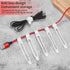 25 Pcs Reusable Silicone Cable Ties, Wire Organizer for Fastening Earphone Phone Charger Home Office Desk Kitchen